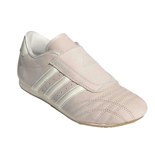 Adidas Womens/Ladies 3 Stripes Leather Flat Trainers - Wonder Mauve - 