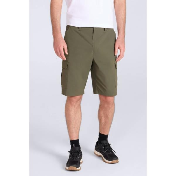 Mountain Warehouse Mens Delta Stretch Cargo Shorts - Khaki Green - 