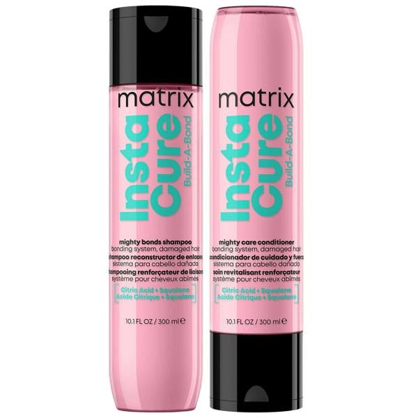 Matrix  Duo: Instacure Build-A-Bond Mighty Care Conditioner 300ml & Shampoo 300ml