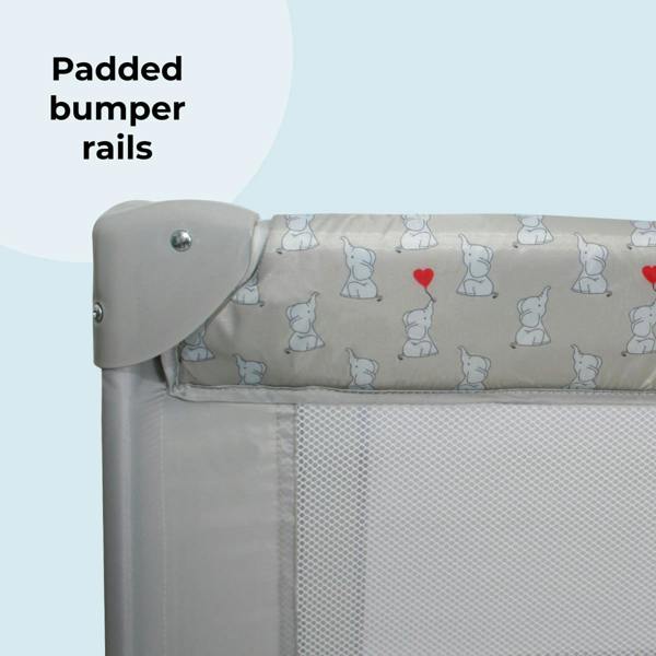 My Babiie Dani Dyer Elephants Travel Cot