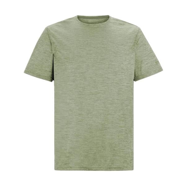 Regatta Mens Fingal Edition Marl T-Shirt - Light Sage - 