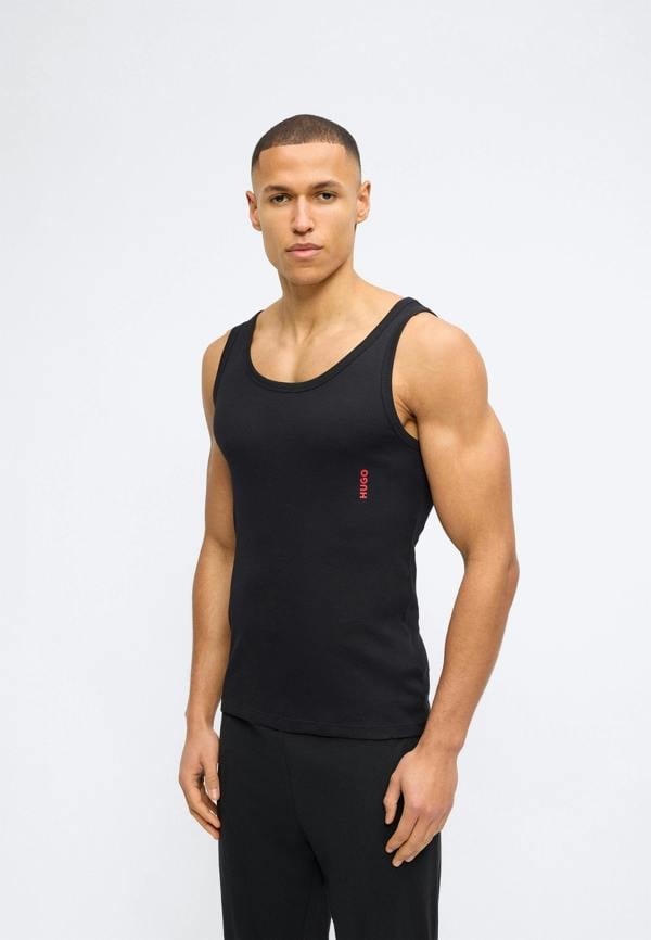 HUGO Ribbed Tank Top/Vest 3 Pack