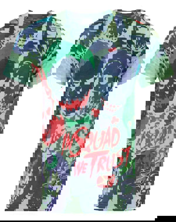 DC Comics Mens White Sublimation Short Sleeved T-Shirt