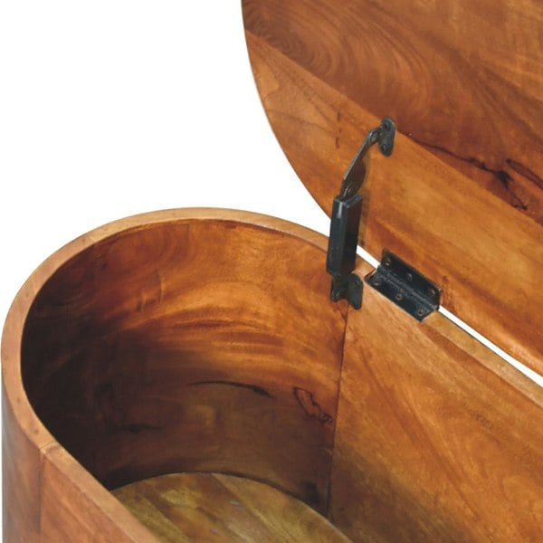 Artisan Furniture Chestnut Rounded Lid up Blanket Box