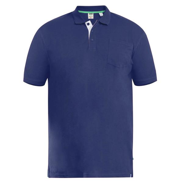 Duke Mens D555 Grant Pique Kingsize Polo Shirt - Navy - 