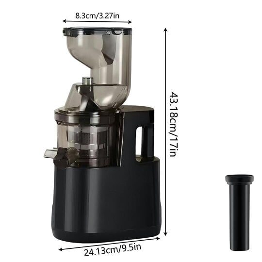 Havendro Electric Juicer Machine Juice Fruit Squeezer Slow Masticating Brush Pulp Cup