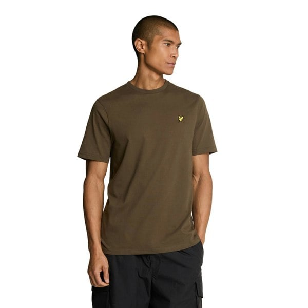 Lyle & Scott Mens Plain T-Shirt - Olive