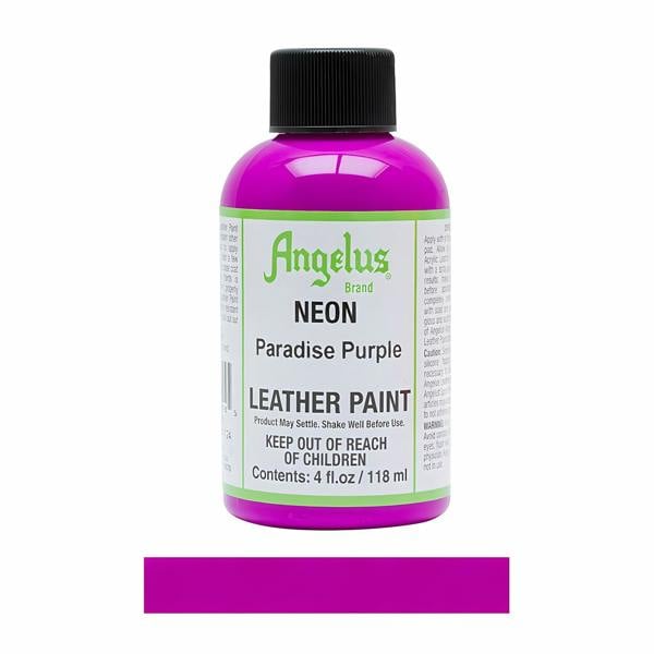 Angelus Neon Leather Paint for Sneaker Customs and Shoes 4oz