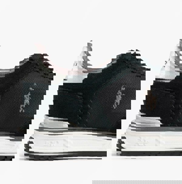 Polo Ralph Lauren Mens Varick Suede & Oxford Lace Up Trainer Black