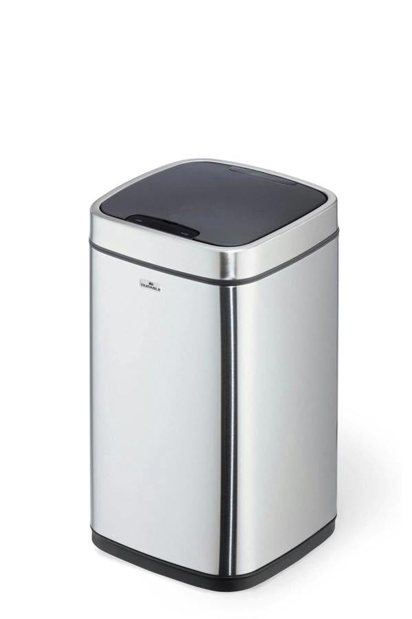Durable Motion Sensor Bin | Smart Automatic Steel Kitchen Waste Bin | 12L Silver