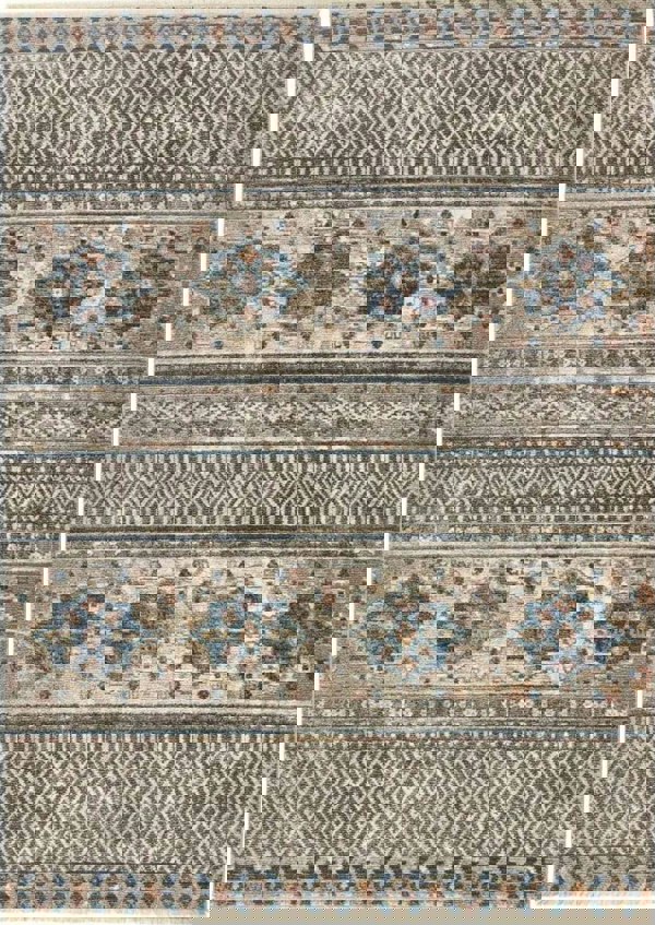 Mandala Multicolour Vintage Rug | Bohemian Flatweave |