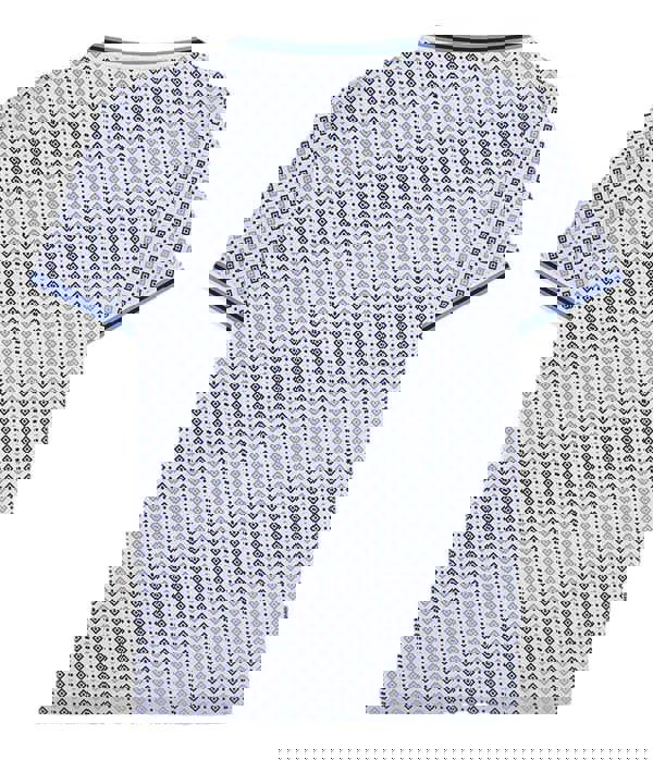 Lambretta All Over Geometric Mens Smart Classic Retro Polo Shirt