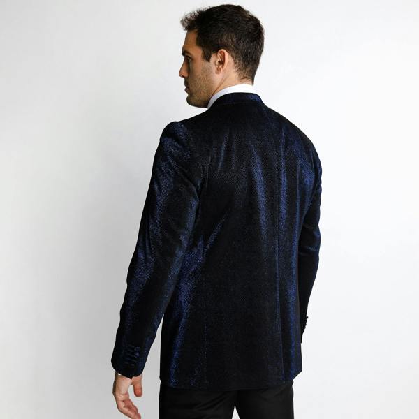 LUXURY FITTED SPARKLING DINNER JACKET – Premium Men's Patterned Shirt by Claudio Lugli | Bold Design, Tailored Fit, Best Printed Shirts