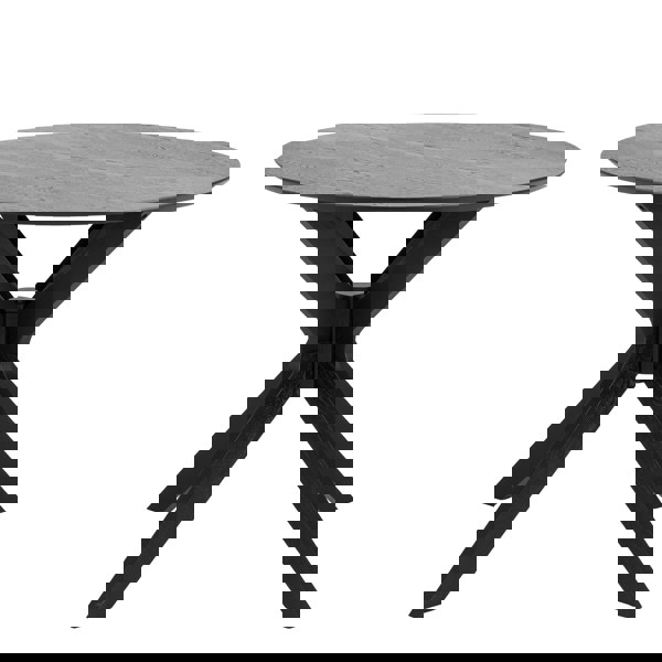 Furniture To Go I_Duncan Round Coffee Table in Black 105x75cm