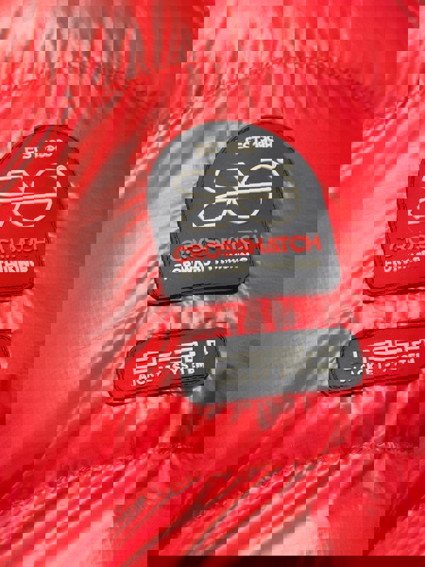 Crosshatch Crosswell High Shine Jacket Red