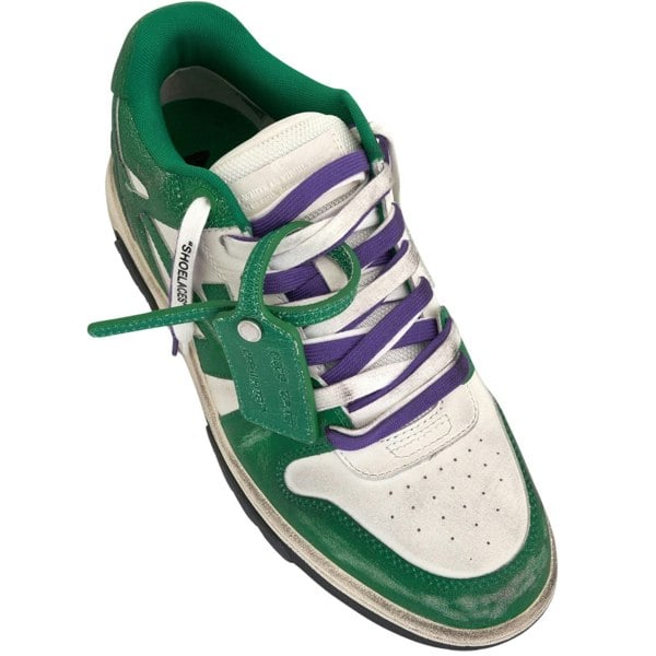 Off-White Out Of Office Vintage Leather Sneakers - Green