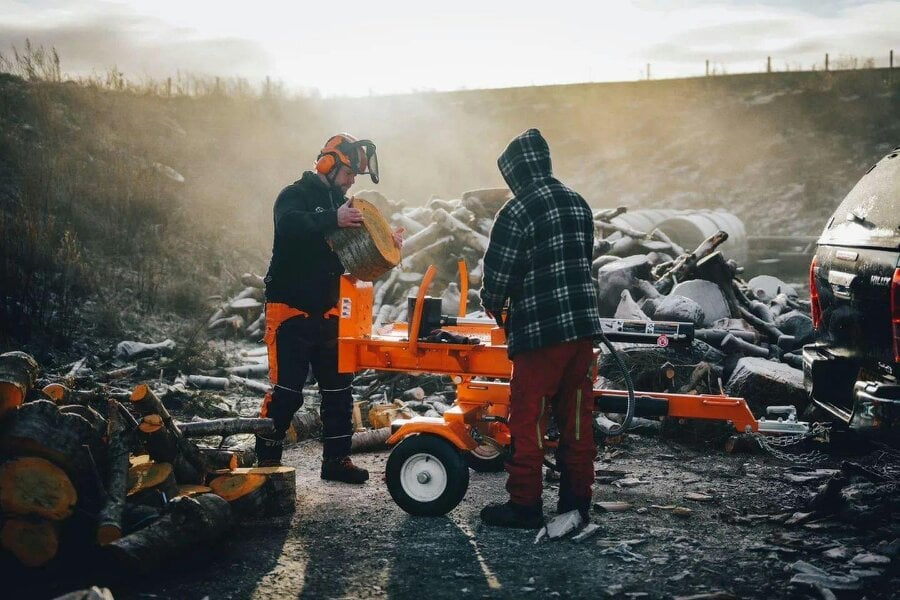 Rock Machinery 22ton Venom Log Splitter With Table