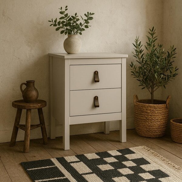Wyld Haus Wildberry Cashmere Bedside Table 2 Drawers