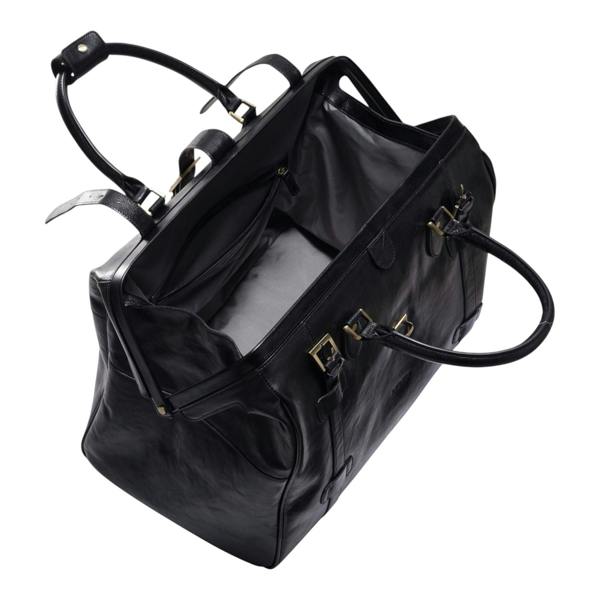Infinity Leather Genuine Leather Duffle Holdall Vintage Travel Gym Bag - Windsor