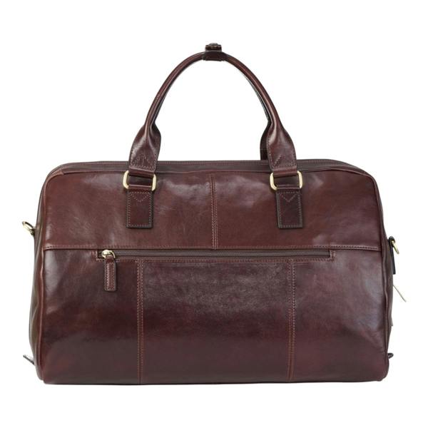 Infinity Leather Vintage Genuine Leather Holdall Duffle Gym Travel Bag - Atlas