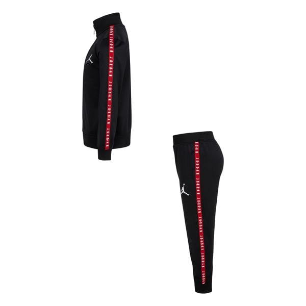 Nike Air Jordan Kids Tape Poly Tracksuit Black