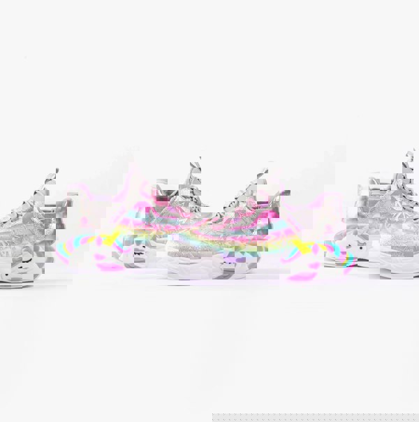 Skechers 302296L/SMLT UNICORN DREAMS - STARRY LITE Girls Trainers Silver Multi