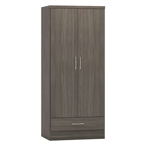 Seconique Nevada 2 Door 1 Drawer Wardrobe