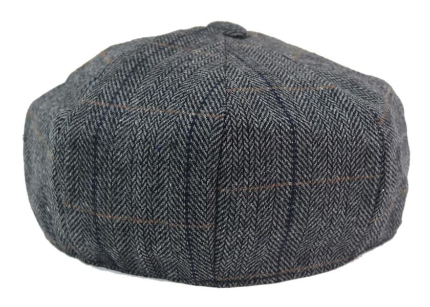 Infinity Leather Mens Peaky Blinders Herringbone Hat
