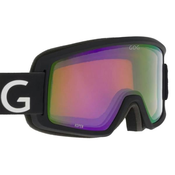 GOG Eyewear Unisex Aspen UV400 Ski Snowboard Goggles with Anti-Fog Mirror Double Lens