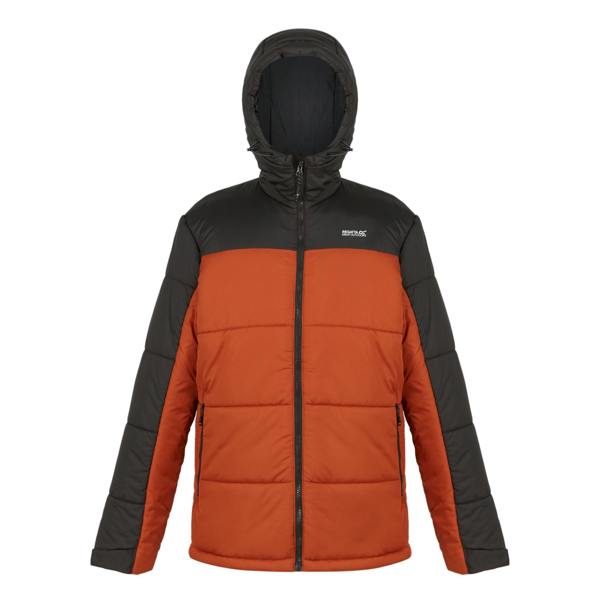 Regatta Mens Nevado VII Insulated Padded Jacket - Burnt Copper/Ash - 