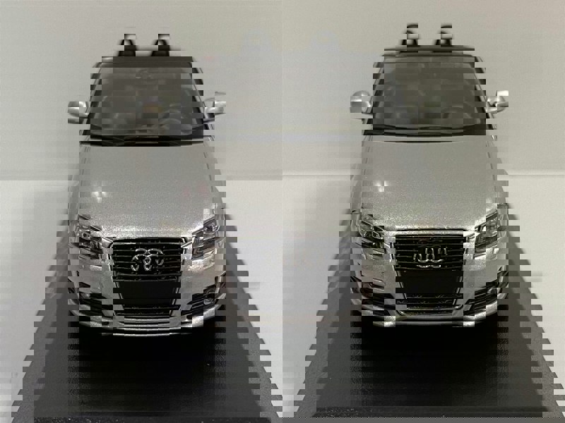 audi a3 cabriolet 2007 silver metallic 1:43 scale maxichamps 940017130