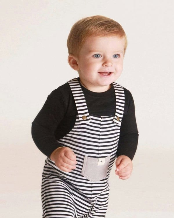 Multicolour Humbug Stripe Print Dungarees - image 1