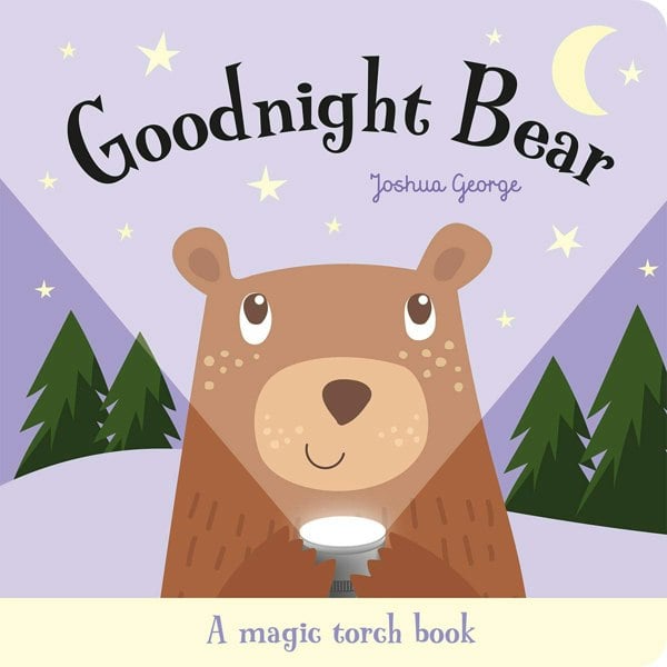 Magic Torch Books 7 Books Collection Set (Goodnight Bear, T. Rex, Unicorn, Lion, Frog, Cat, and Dog)