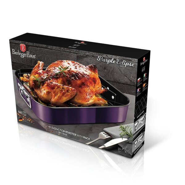 Berlinger Haus Roasting Pan and Rack Berlinger Haus BH-7848 Purple Eclipse
