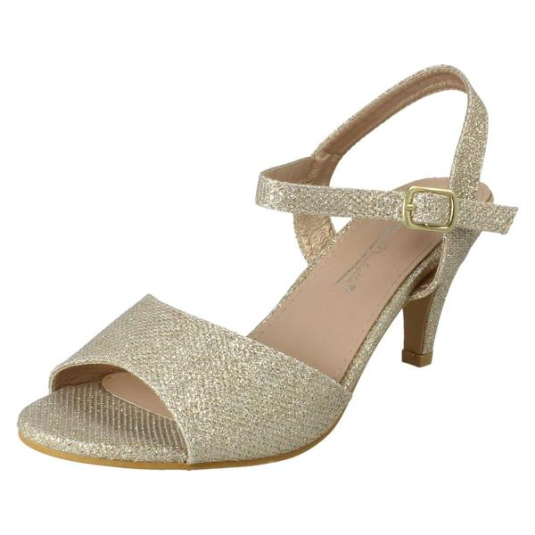 Anne Michelle Ladies Anne Michelle Buckle Fastening Wide Fit Formal Sandals F12114