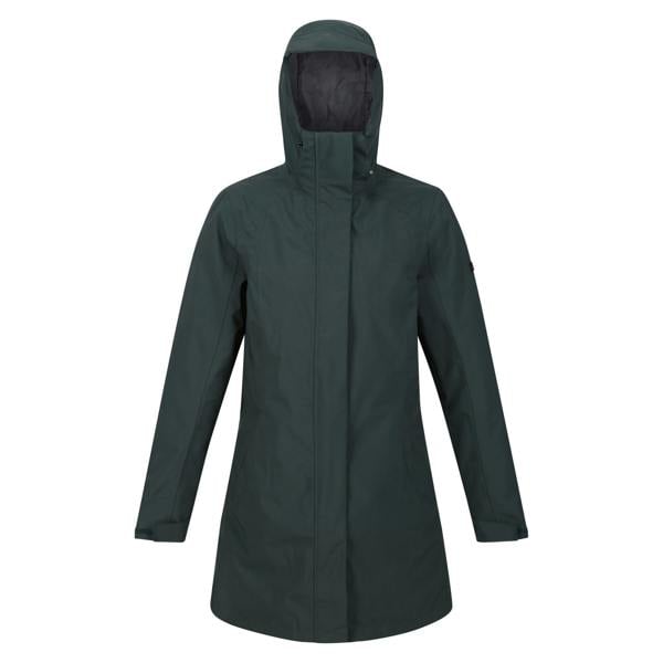 Regatta Womens/Ladies Denbury IV 2 in 1 Waterproof Jacket - Darkest Spruce/Black - 