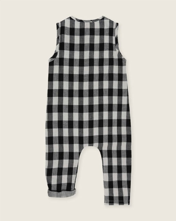 organic cotton Multicolour Stripe And Check Print Jumpsuit - image 4