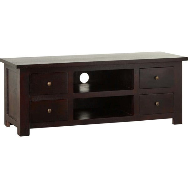 IH Design Jinita Dark Wood TV Cabinet with Drawers