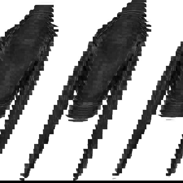 Infinity Leather Women's Real Leather Short Cropped Length Biker Jacket