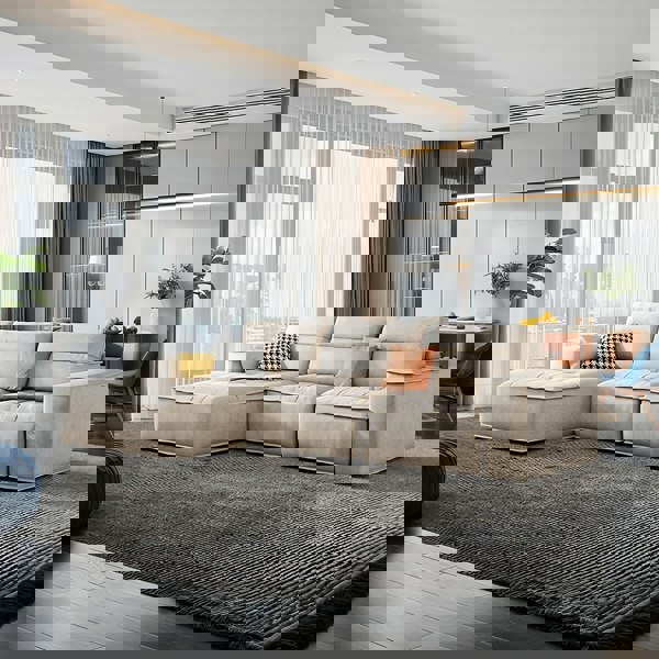R97 Lou Two Seater, Three Seater, Four Seater, Five Seater Sofa, Corner Sofa, Leathaire-Weilai Concept-Weilai Concept
