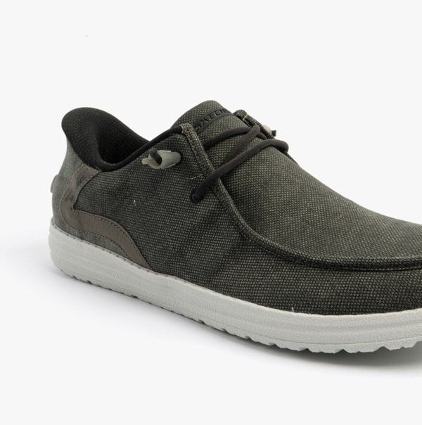 Skechers MELSON - CORONADO Mens Shoes Black/Grey