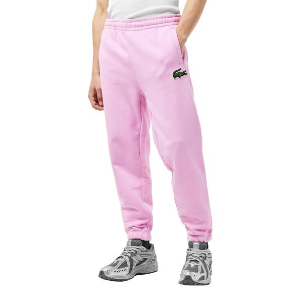 Lacoste Womens/Ladies Cotton Blend Jogging Bottoms - Pink - 