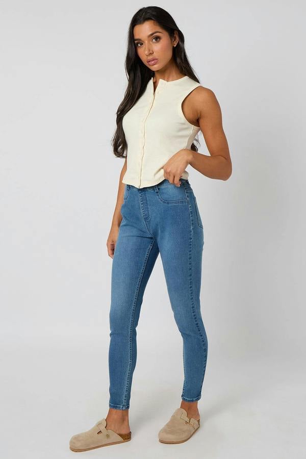 Urban Bliss Mid-Blue Jegging
