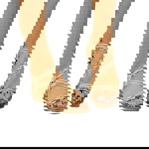 Lunar Womens/Ladies Aruba Sandals - Nude - 