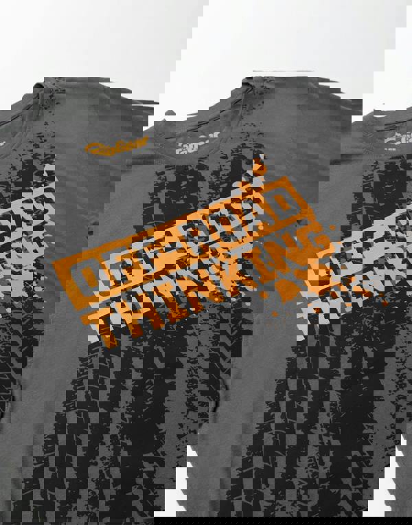 Top Gear Unisex Grey Off Road Thinking Short Sleeved T-Shirt