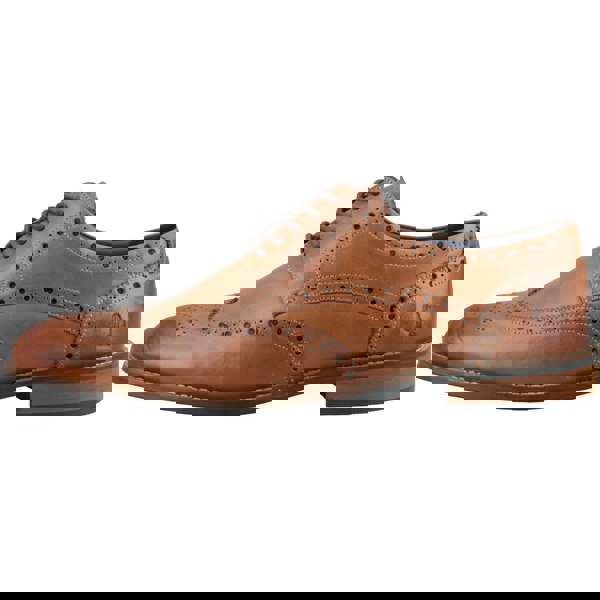 Hush Puppies Dustin Brogue Leather Men's Tan Brogues Shoes