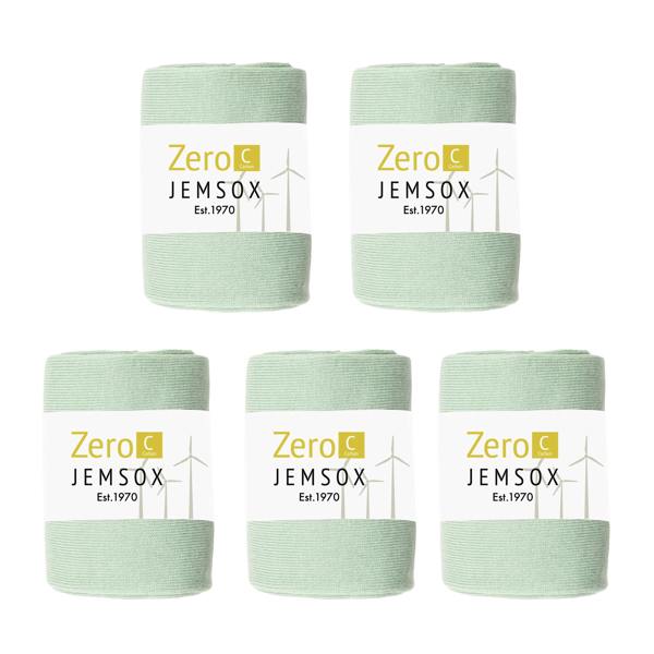 Jemsox Luxury Socks Multipack 3 Pairs / 5-Pairs Mint Green Plain Colour Men's Crew Socks Size 7-12
