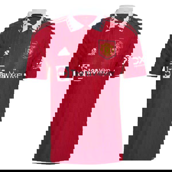 Adidas Mens 2022/23 Manchester United FC Home Jersey - Red - 