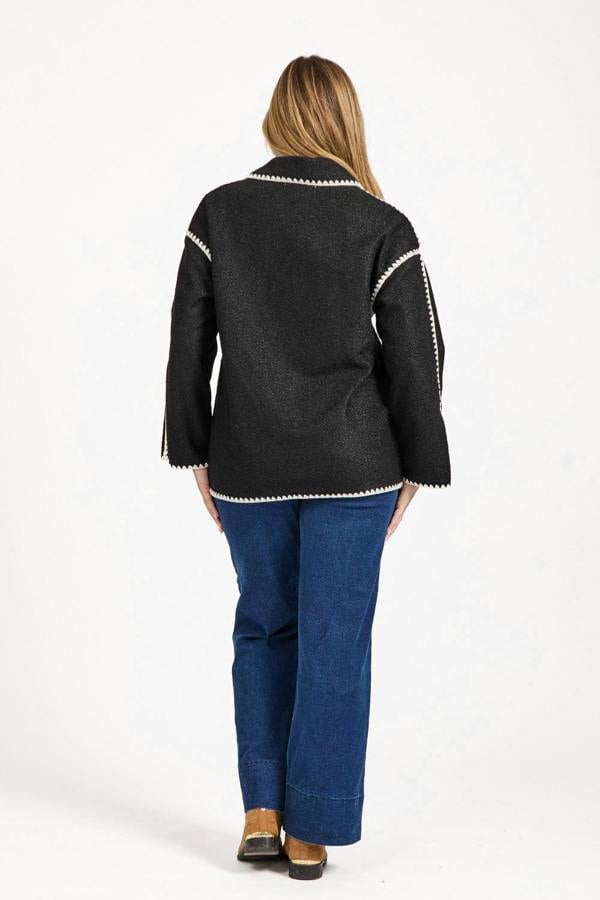 Mudflower Blanket Stitch Felt Jacket