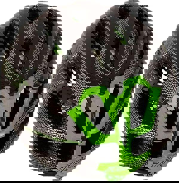 AweSprint In Mould Adult Bike Helmet Large 58-61cm Black/Carbon/Green